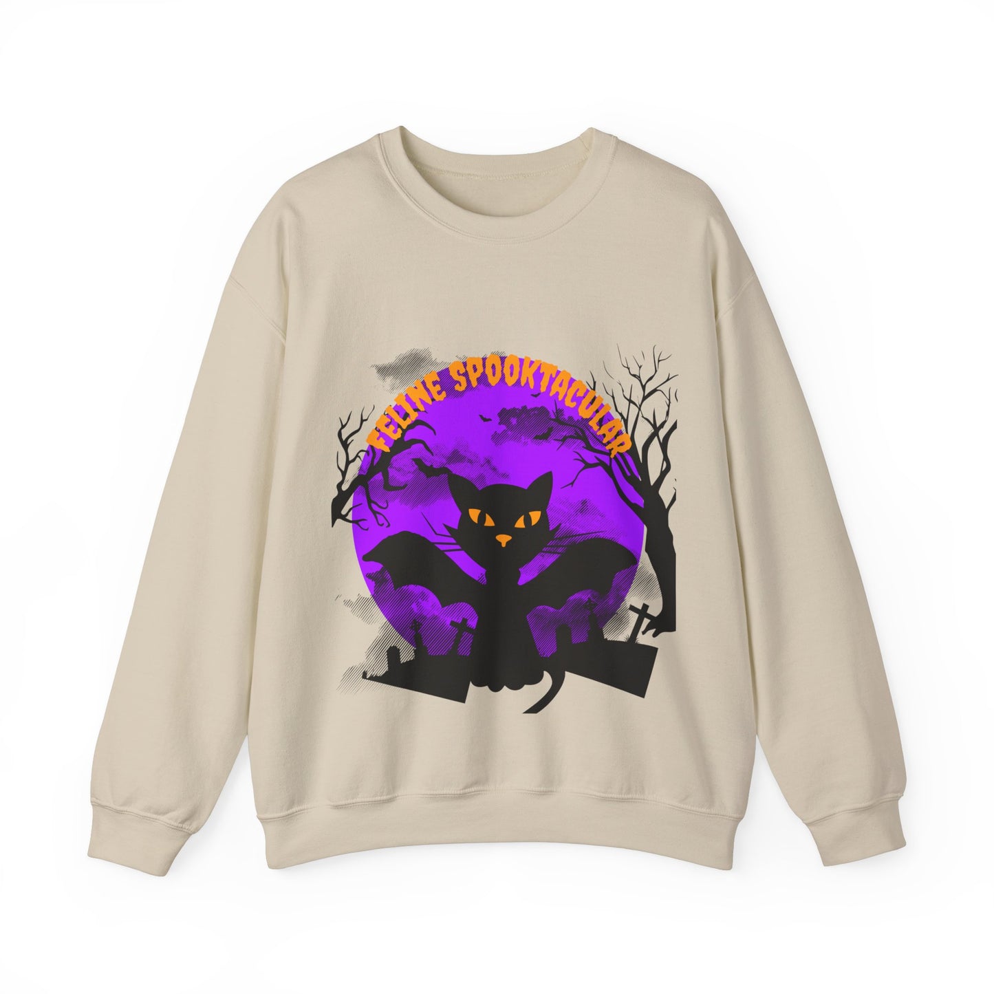 Feline Spooktacular Halloween - Sweatshirt - Albro Designs #