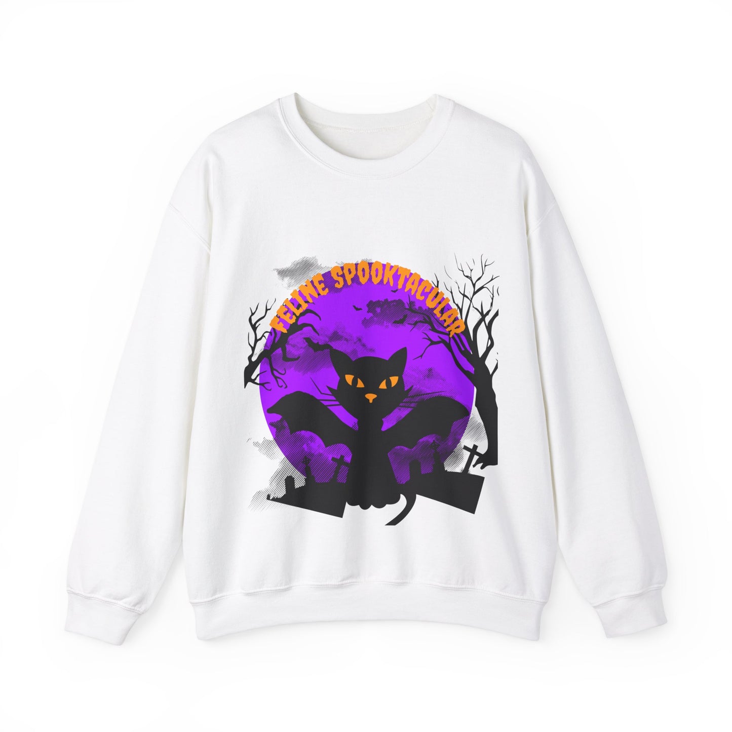 Feline Spooktacular Halloween - Sweatshirt - Albro Designs #
