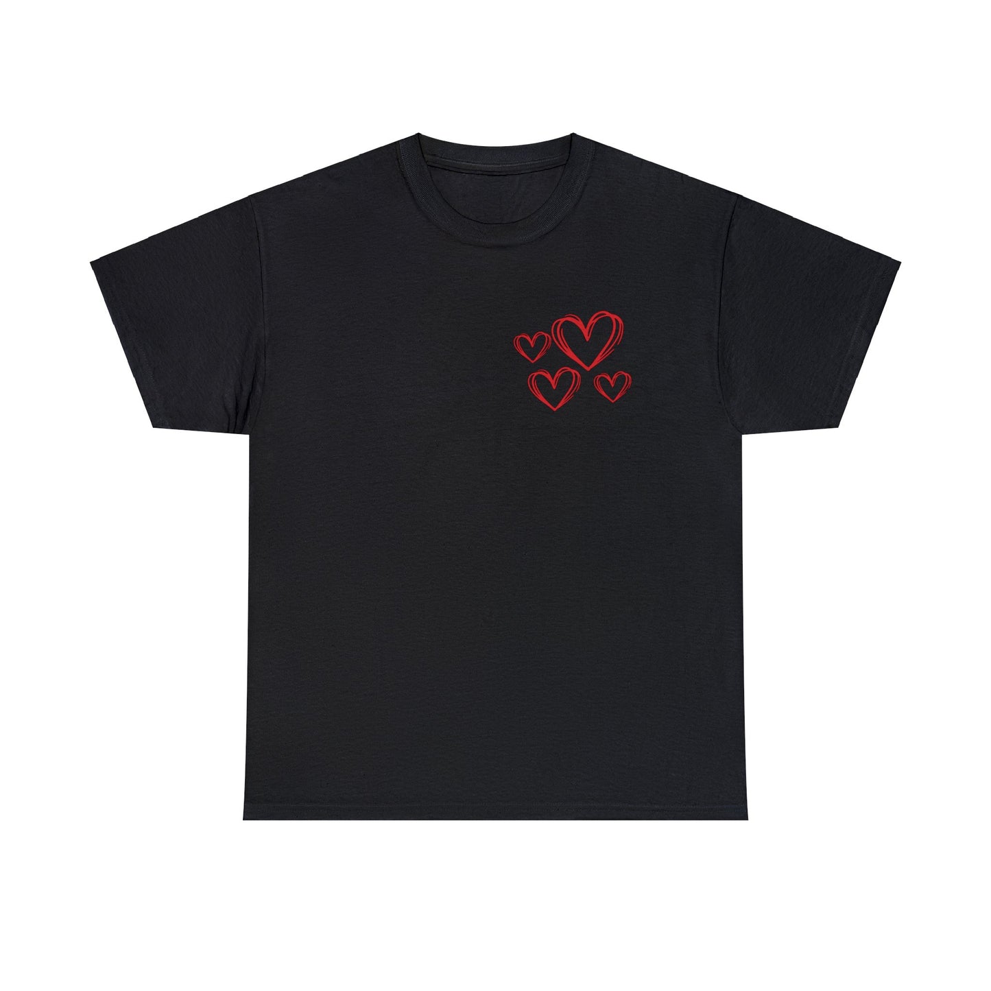 Red Love Heart - T-Shirt - Albro Designs  # 