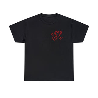 Red Love Heart - T-Shirt - Albro Designs  #