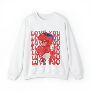 Love You Dinosaur - Sweatshirt - Albro Designs  #