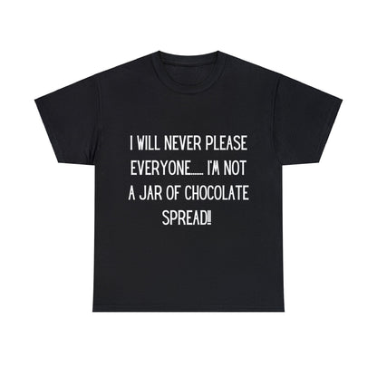 I'm Not a Jar of Chocolate Spread - T-shirt - Albro Designs  # 