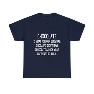 Chocolate: Vital for Survival - T-Shirt - Albro Designs  #