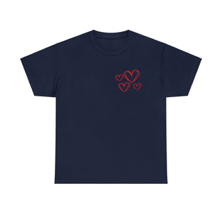 Red Love Heart - T-Shirt - Albro Designs  #