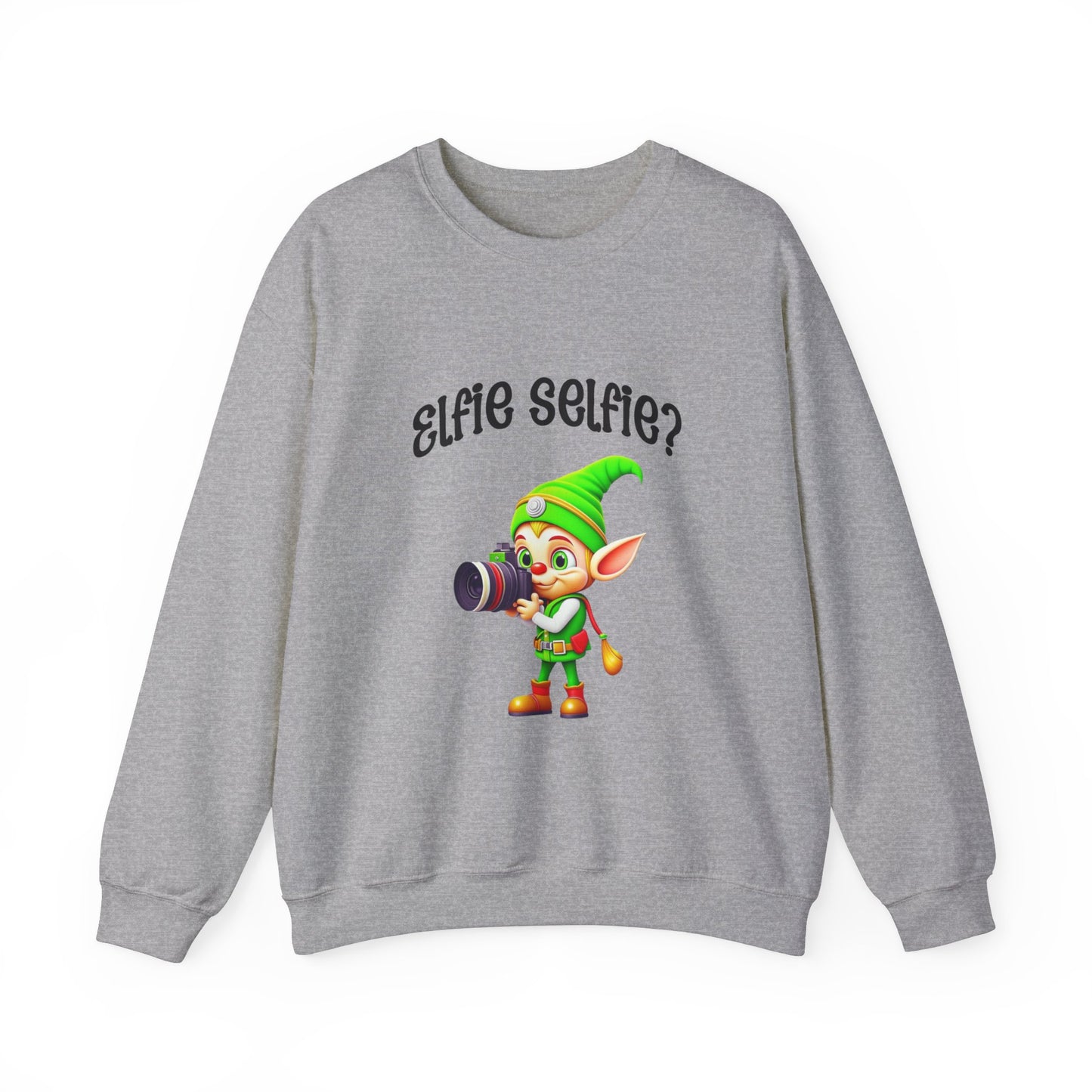 Elfie Selfie Christmas - Sweatshirt - Albro Designs  # 