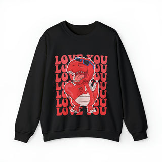 Love You Dinosaur - Sweatshirt - Albro Designs  #