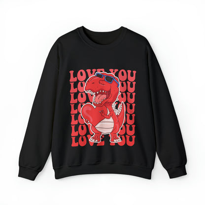 Love You Dinosaur - Sweatshirt - Albro Designs  # 