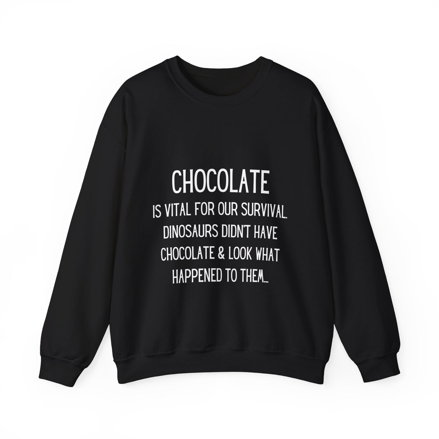 Fun Chocolate Dinosaur - Sweatshirt - Albro Designs  # 