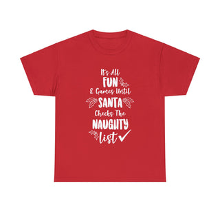 Fun & Games Santa - Christmas T-Shirt - Albro Designs  #