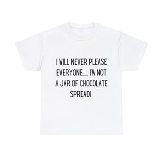 I'm Not a Jar of Chocolate Spread - T-shirt - Albro Designs  #