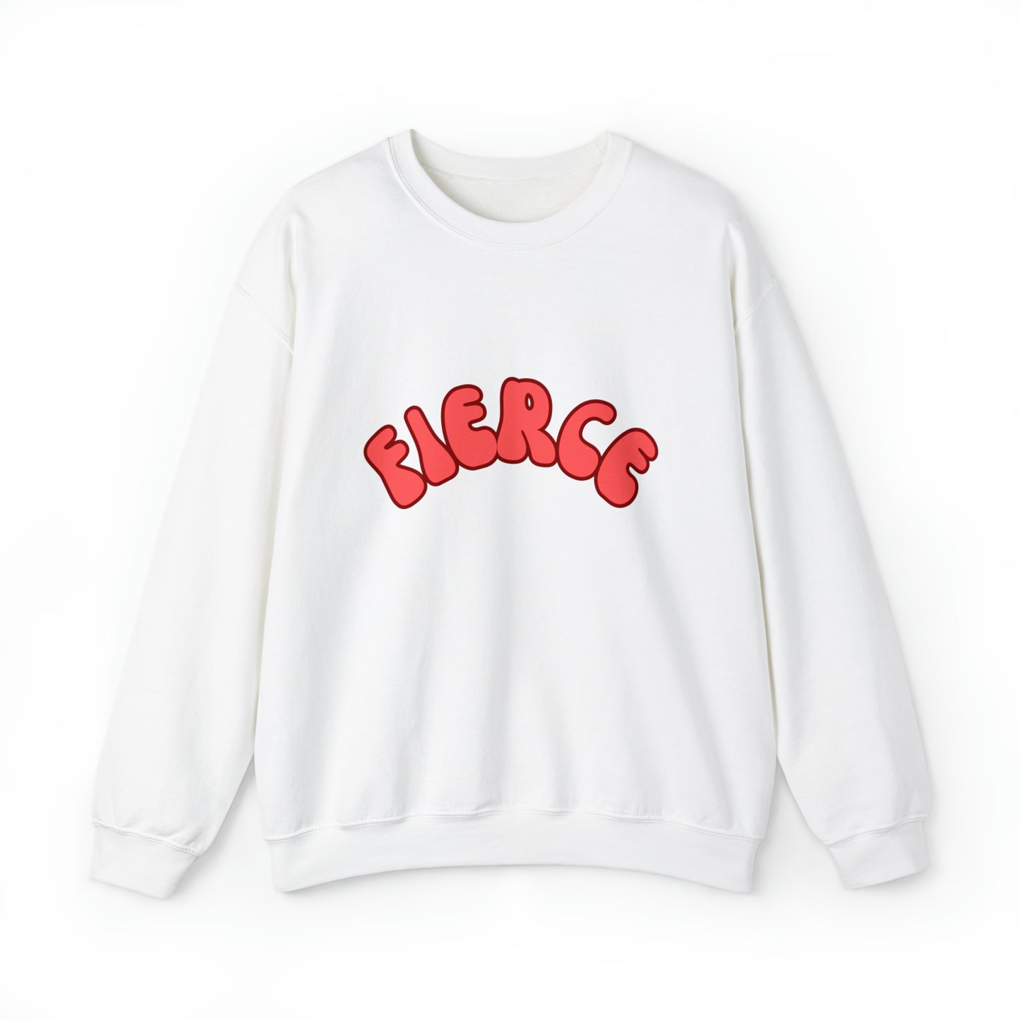 Fierce Text - Sweatshirt - Albro Designs  # 