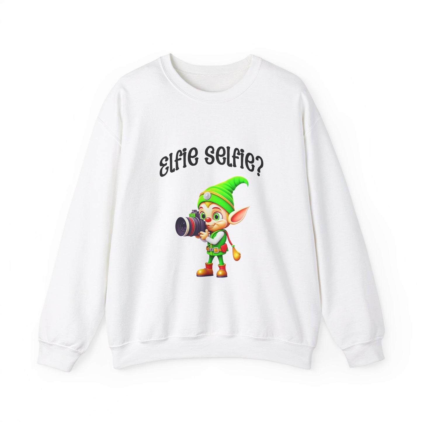 Elfie Selfie Christmas - Sweatshirt - Albro Designs  # 