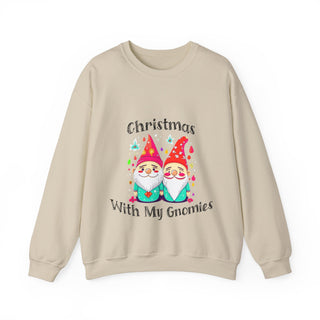 Christmas With My Gnomies - Sweatshirt - Albro Designs  #