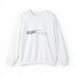 Single Dictionary Definition - Sweatshirt - Albro Designs  #