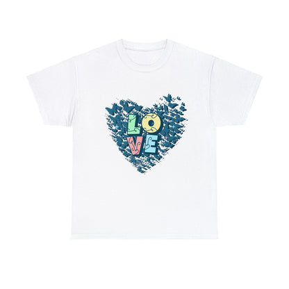 Butterfly Love Heart 'Loveflutter' - T-Shirt - Albro Designs  # 