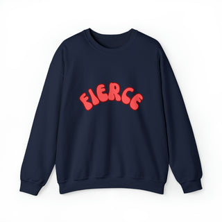 Fierce Text - Sweatshirt - Albro Designs  #