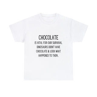 Chocolate: Vital for Survival - T-Shirt - Albro Designs  #