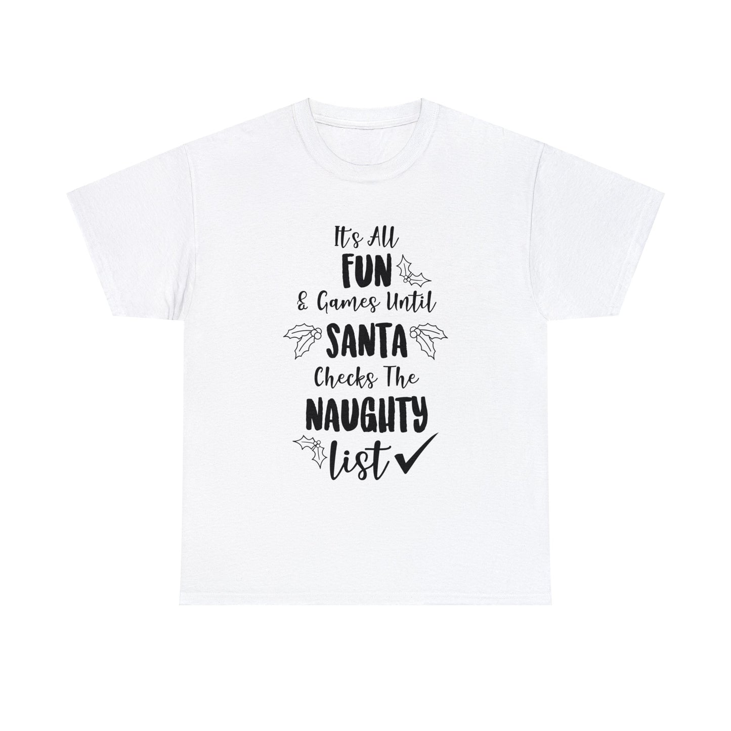 Fun & Games Santa - Christmas T-Shirt - Albro Designs  # 