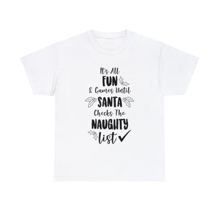 Fun & Games Santa - Christmas T-Shirt - Albro Designs  #