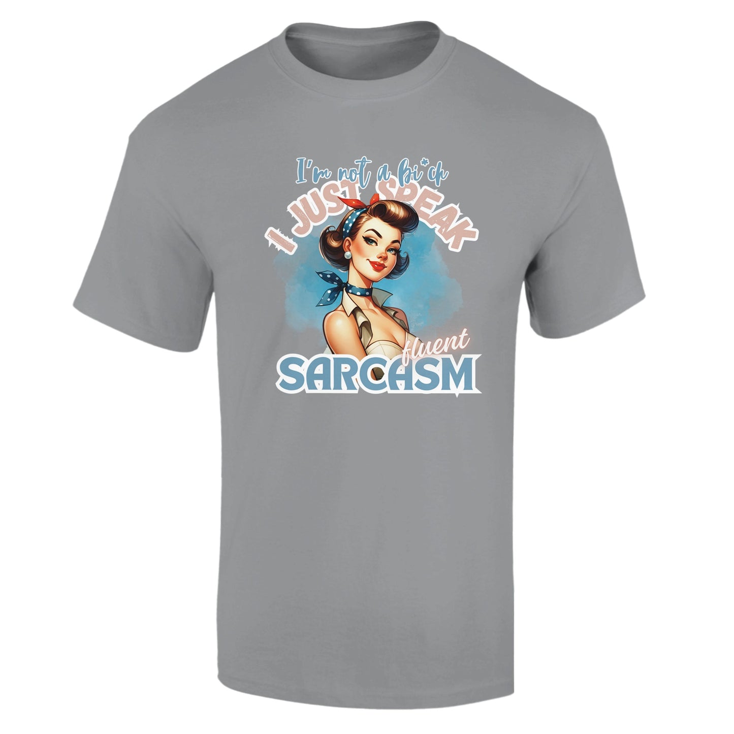 Retro Fluent Sarcasm - T-Shirt - Albro Designs  # 