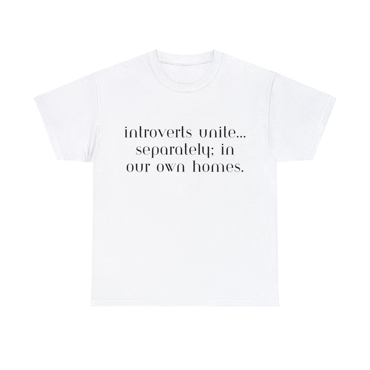 Introverts Unite Separately in Our Own Homes - T-Shirt - Albro Designs  # 