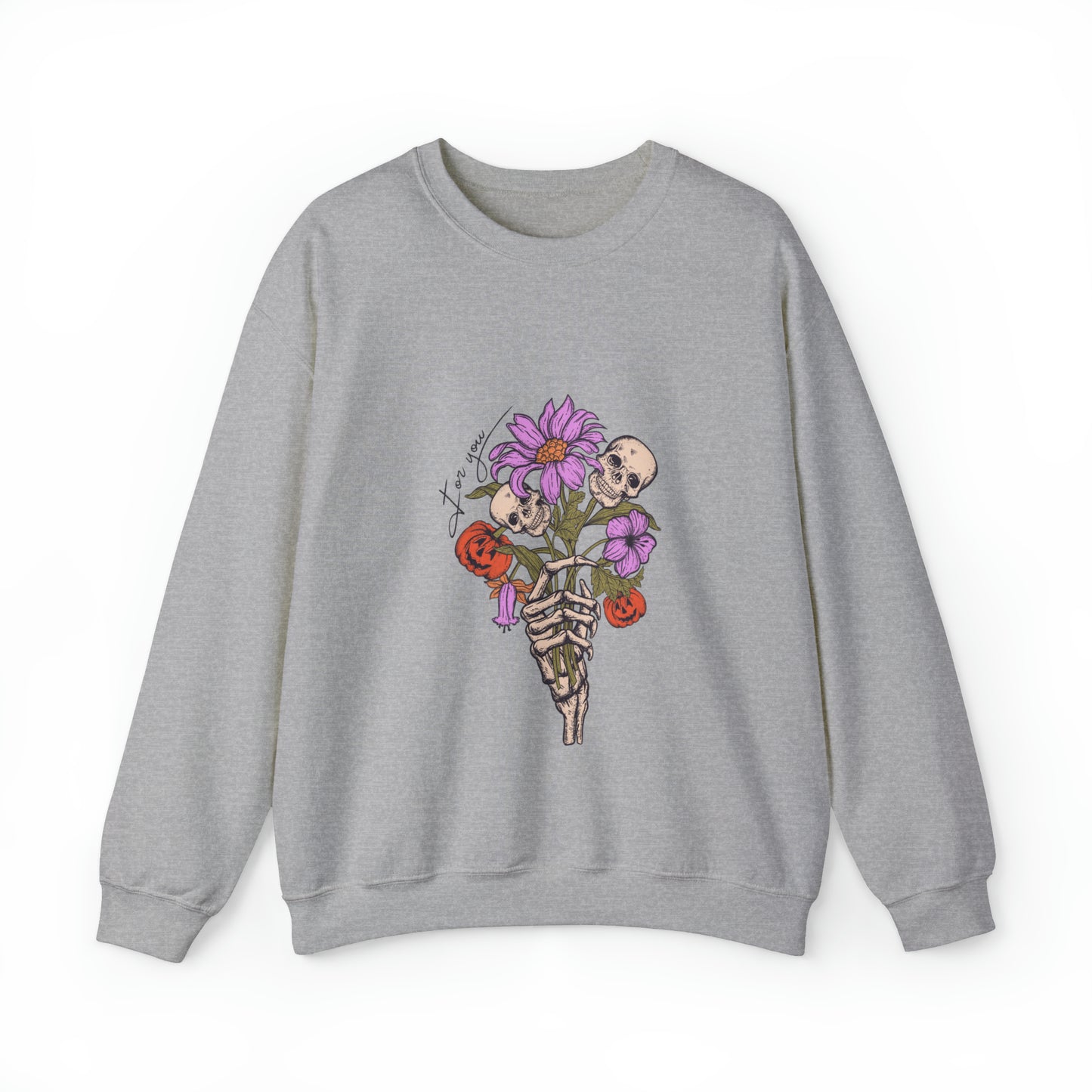 Halloween Skeleton Bouquet - Sweatshirt - Albro Designs  # 