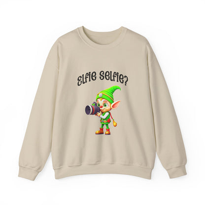 Elfie Selfie Christmas - Sweatshirt - Albro Designs  # 