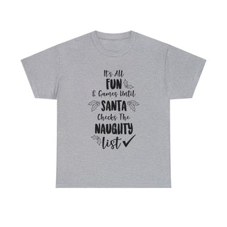 Fun & Games Santa - Christmas T-Shirt - Albro Designs  #