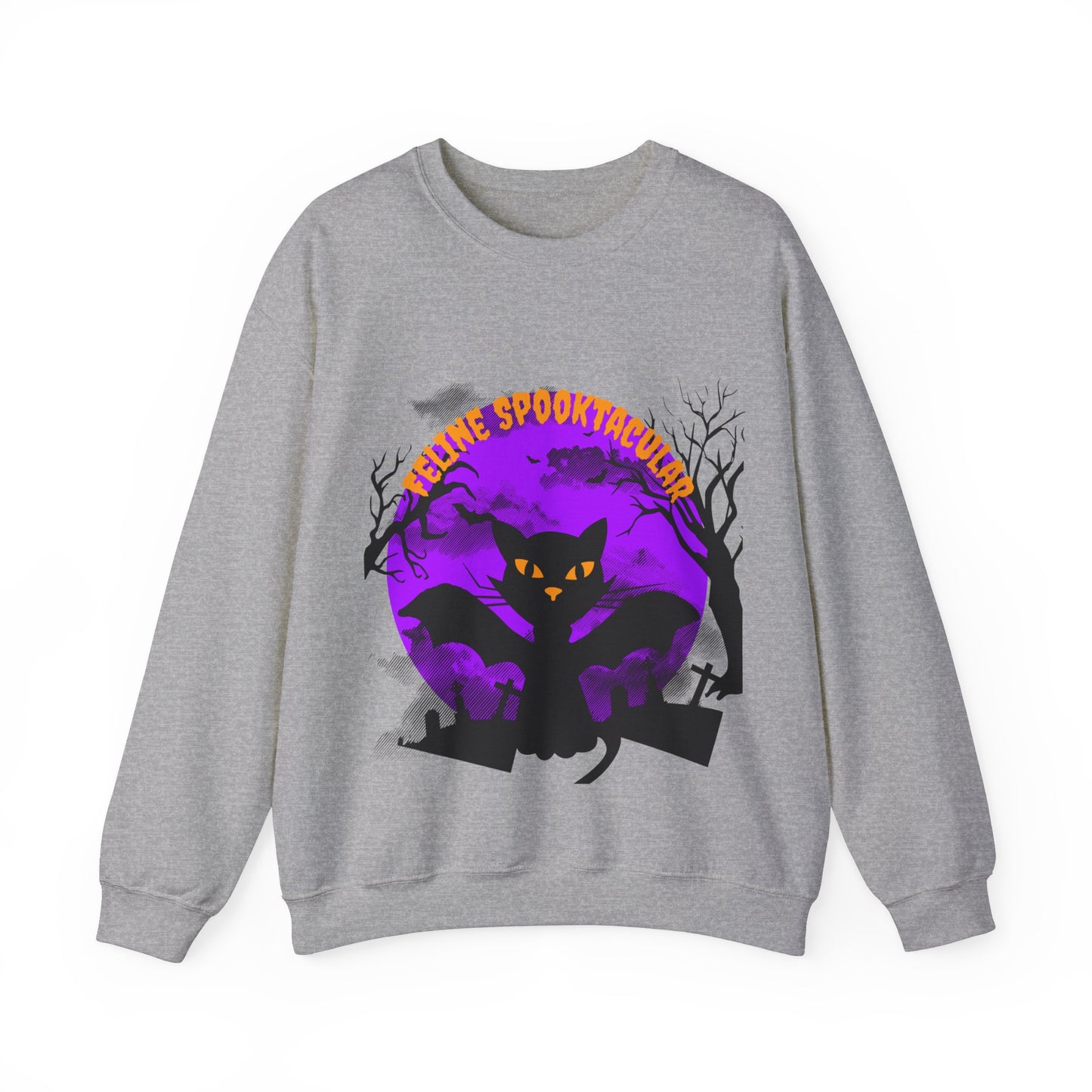 Feline Spooktacular Halloween - Sweatshirt - Albro Designs  # 