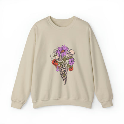 Halloween Skeleton Bouquet - Sweatshirt - Albro Designs  # 