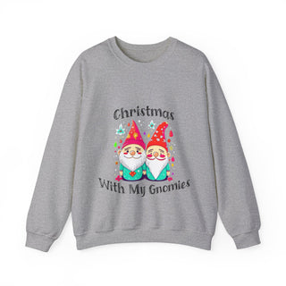 Christmas With My Gnomies - Sweatshirt - Albro Designs  #