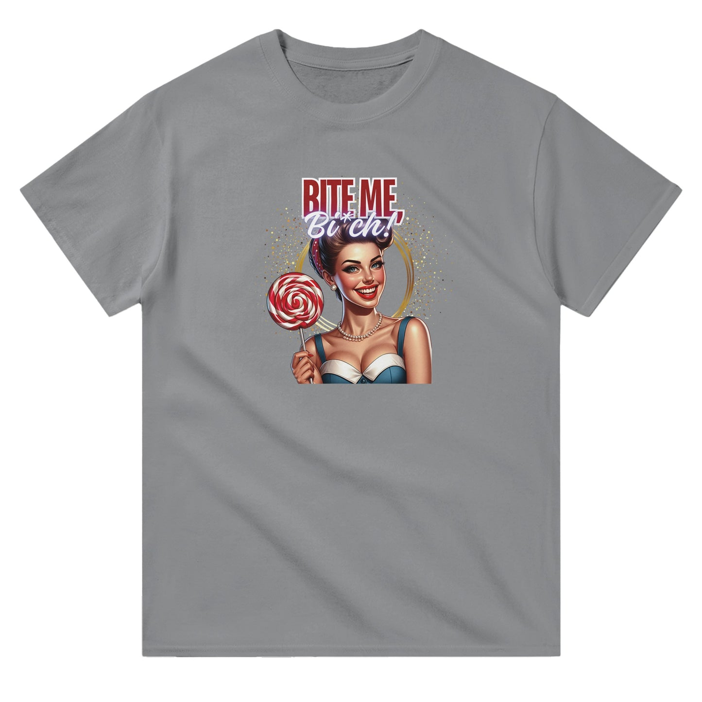 Retro Bite Me Bitch - T-Shirt - Albro Designs  # 