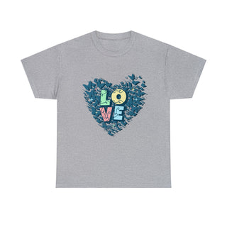 Butterfly Love Heart 'Loveflutter' - T-Shirt - Albro Designs  #