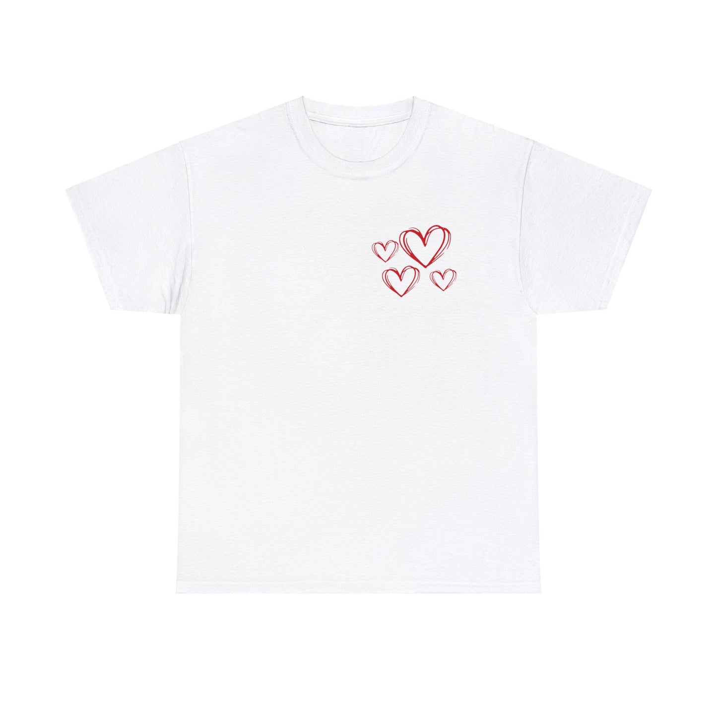 Red Love Heart - T-Shirt - Albro Designs  # 