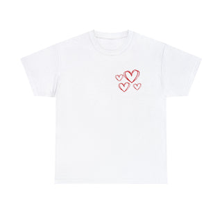 Red Love Heart - T-Shirt - Albro Designs  #