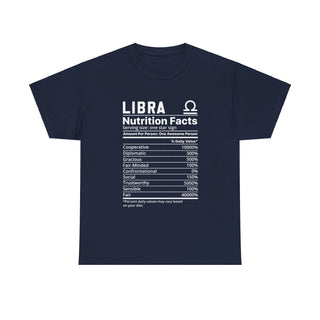 Zodiac Nutrition Facts -  T-Shirt (Libra)