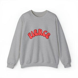 Fierce Text - Sweatshirt - Albro Designs  #