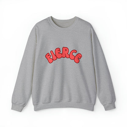 Fierce Text - Sweatshirt - Albro Designs  # 