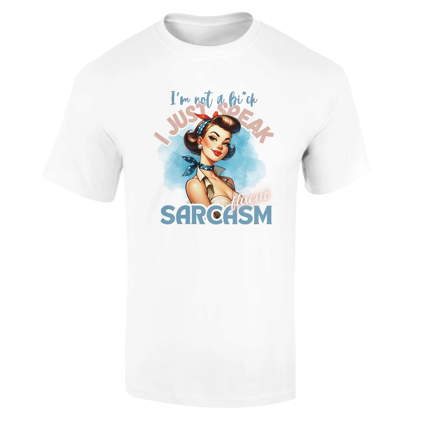 Retro Fluent Sarcasm - T-Shirt - Albro Designs  # 