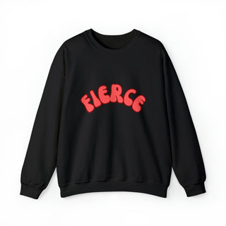 Fierce Text - Sweatshirt - Albro Designs  #