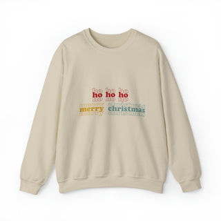 Ho Ho Ho Merry Christmas - Sweatshirt - Albro Designs  #