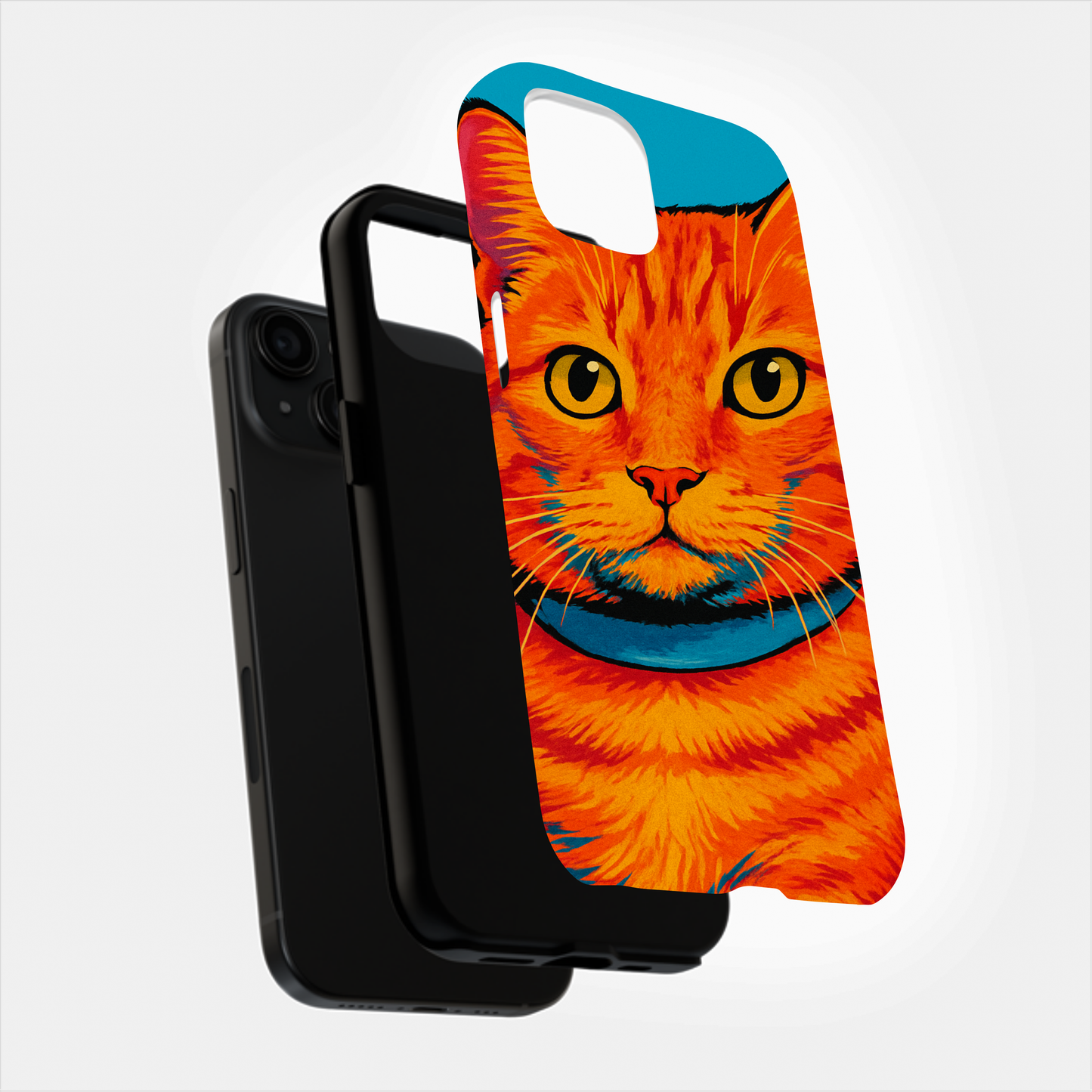 Pop Art Tough Phone Case with Exclusive 'Rusty' Design – Premium Protection