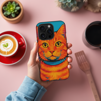 Pop Art Tough Phone Case with Exclusive 'Rusty' Design – Premium Protection