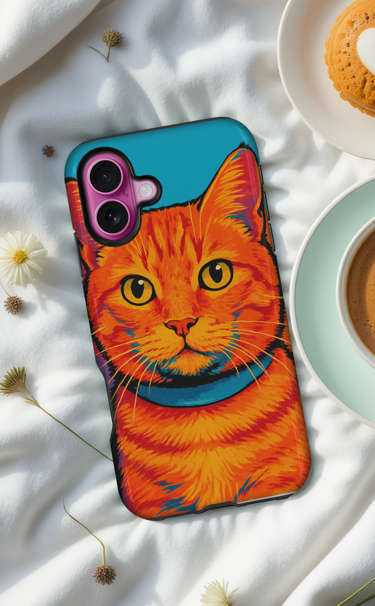 Pop Art Tough Phone Case with Exclusive 'Rusty' Design – Premium Protection