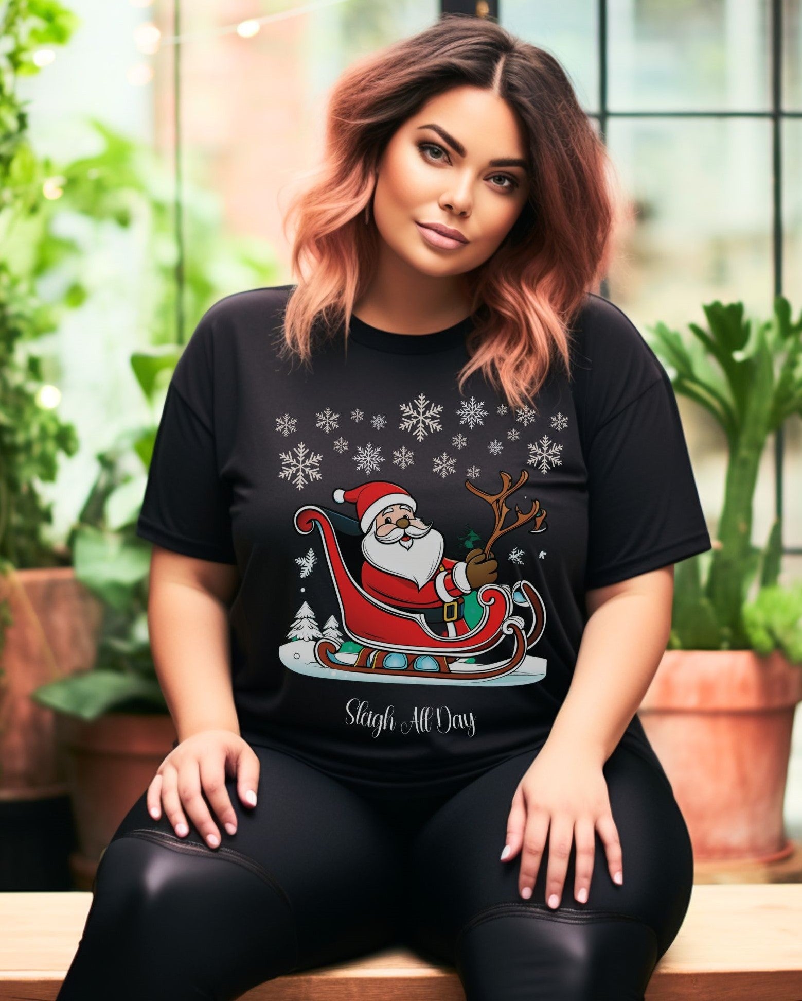 Sleigh All Day T-Shirt - Albro Designs  # 