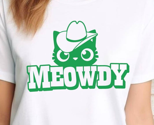 Meowdy Cat - T-Shirt - Albro Designs  # 