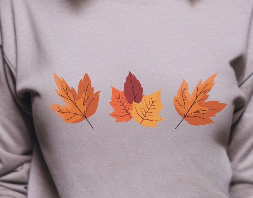 Autumn Leaves Graphic Sweatshirt - Albro Designs  # 