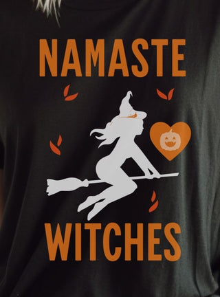 Namaste Witches Halloween - T-Shirt - Albro Designs  #