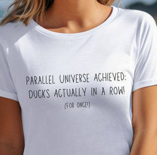 Parallel Universe Ducks in a Row - T-Shirt - Albro Designs  #