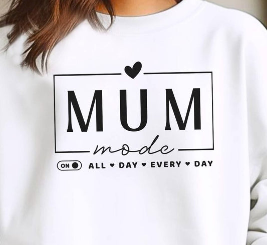 Mum Mode - Sweatshirt - Albro Designs  # 